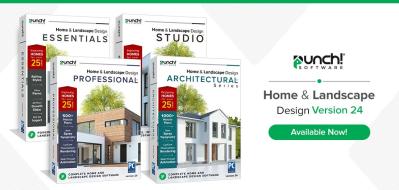 Punch!® Software Releases Punch!® 24 Home & Landscape Design