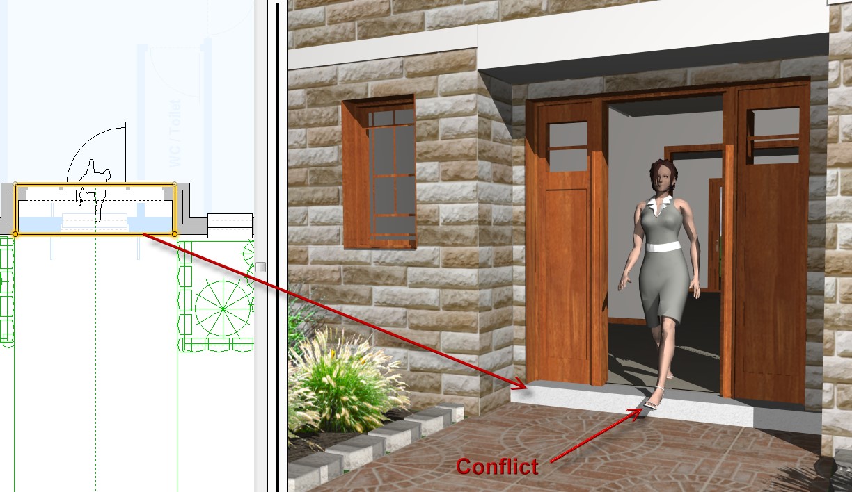 Entry Door Conflict