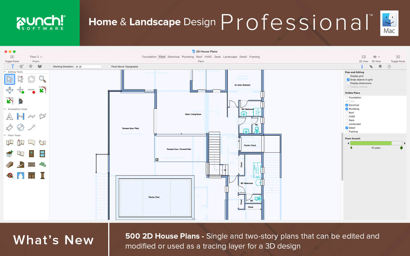 2d house plan